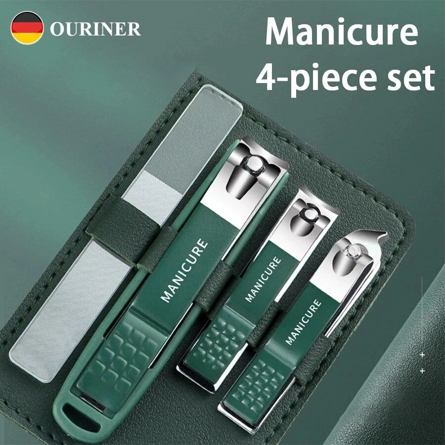 Manicure Kit 4PCS Nail Clippers Full Set Home Single Nail Clipper Set Diagonal Manicure Knife Tool Nano File Set
Manicure Kit 4PCS Nail Clippers Full Set Home Single Nail Clipper Set Diagonal Manicure Knife Tool Nano File Set