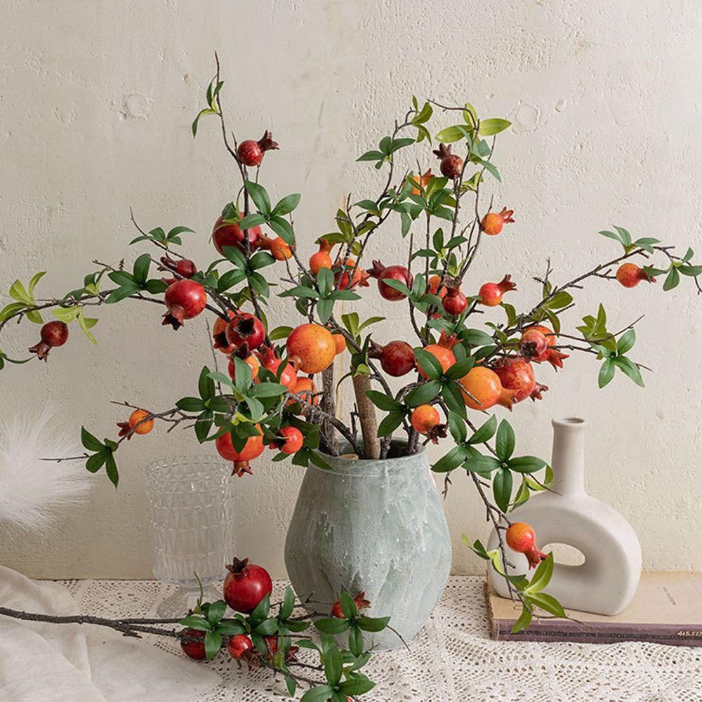 6-Fruit Artificial Pomegranate Branches Plastic Fake Plants Outdoor Garden Decoration красный
6-Fruit Artificial Pomegranate Branches Plastic Fake Plants Outdoor Garden Decoration красный