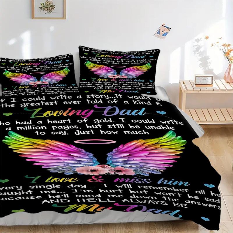 3PCs Loving Dad Memorial Design Cover Set, Breathable Fabric(1 Duvet Cover + 2 Pillowcases) (Without Quilt) yy250911212 135x200cm
3PCs Loving Dad Memorial Design Cover Set, Breathable Fabric(1 Duvet Cover + 2 Pillowcases) (Without Quilt) yy250911212 135x200cm