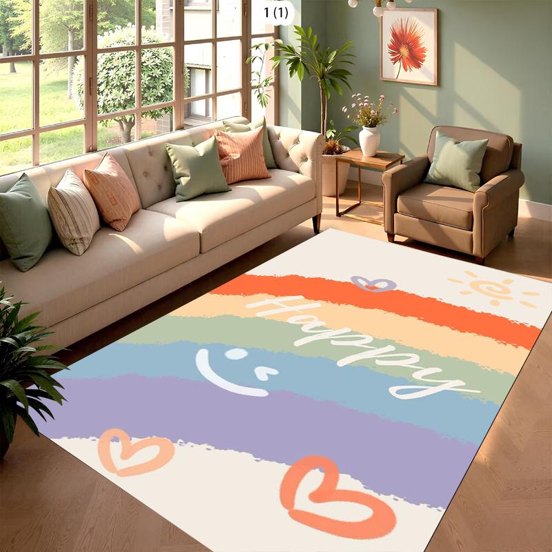 1 Piece of Soft Non Slip Floor Mat with Animated Rainbow Pattern, Suitable for Children s Living Room and Bedroom Carpets 40x60cm
1 Piece of Soft Non Slip Floor Mat with Animated Rainbow Pattern, Suitable for Children s Living Room and Bedroom Carpets 40x60cm