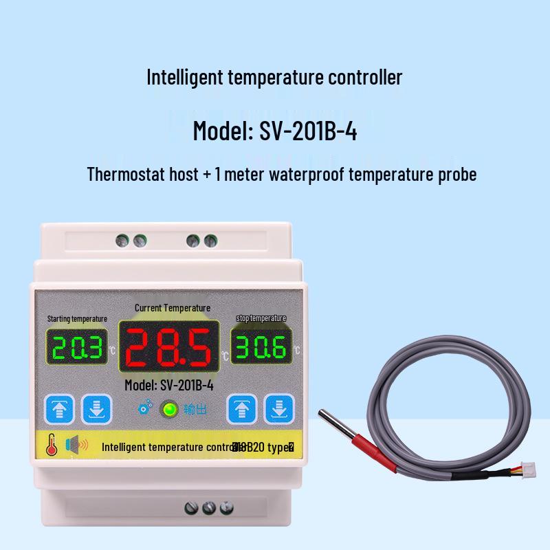 Xifa Прецизионный регулятор температуры SV-201B-4: Интеллектуальный DIN-реечный помехоустойчивый коммутатор
Xifa Прецизионный регулятор температуры SV-201B-4: Интеллектуальный DIN-реечный помехоустойчивый коммутатор