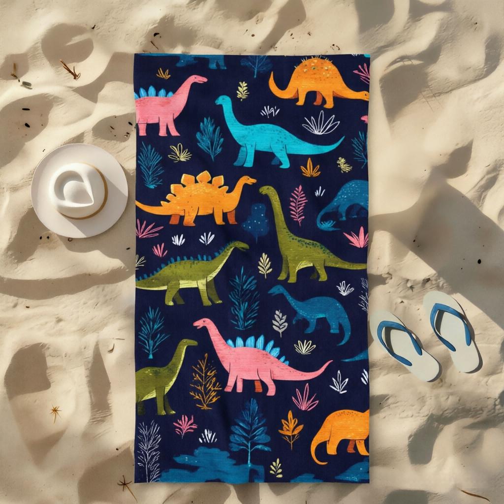 1pc Dinosaur Couple Beach Towel, Machine Washable, Ideal for Beach Pool Fitness Diving Camping W30*H60(CM)
1pc Dinosaur Couple Beach Towel, Machine Washable, Ideal for Beach Pool Fitness Diving Camping W30*H60(CM)
