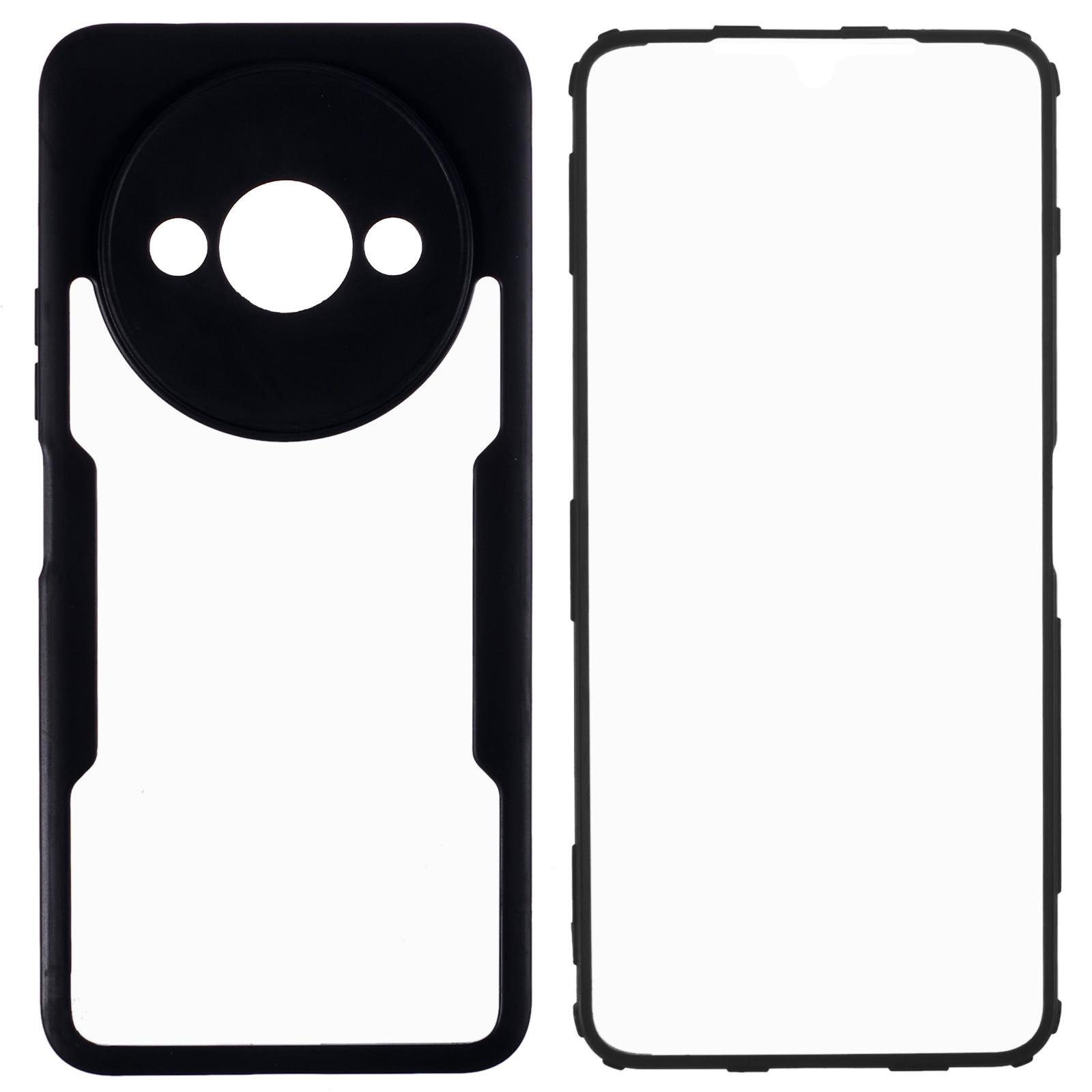 For Xiaomi Redmi A3/Poco C61 4G Case Shockproof Acrylic+TPU Phone Shell,Built-In PET Screen Protector,Black A
For Xiaomi Redmi A3/Poco C61 4G Case Shockproof Acrylic+TPU Phone Shell,Built-In PET Screen Protector,Black A