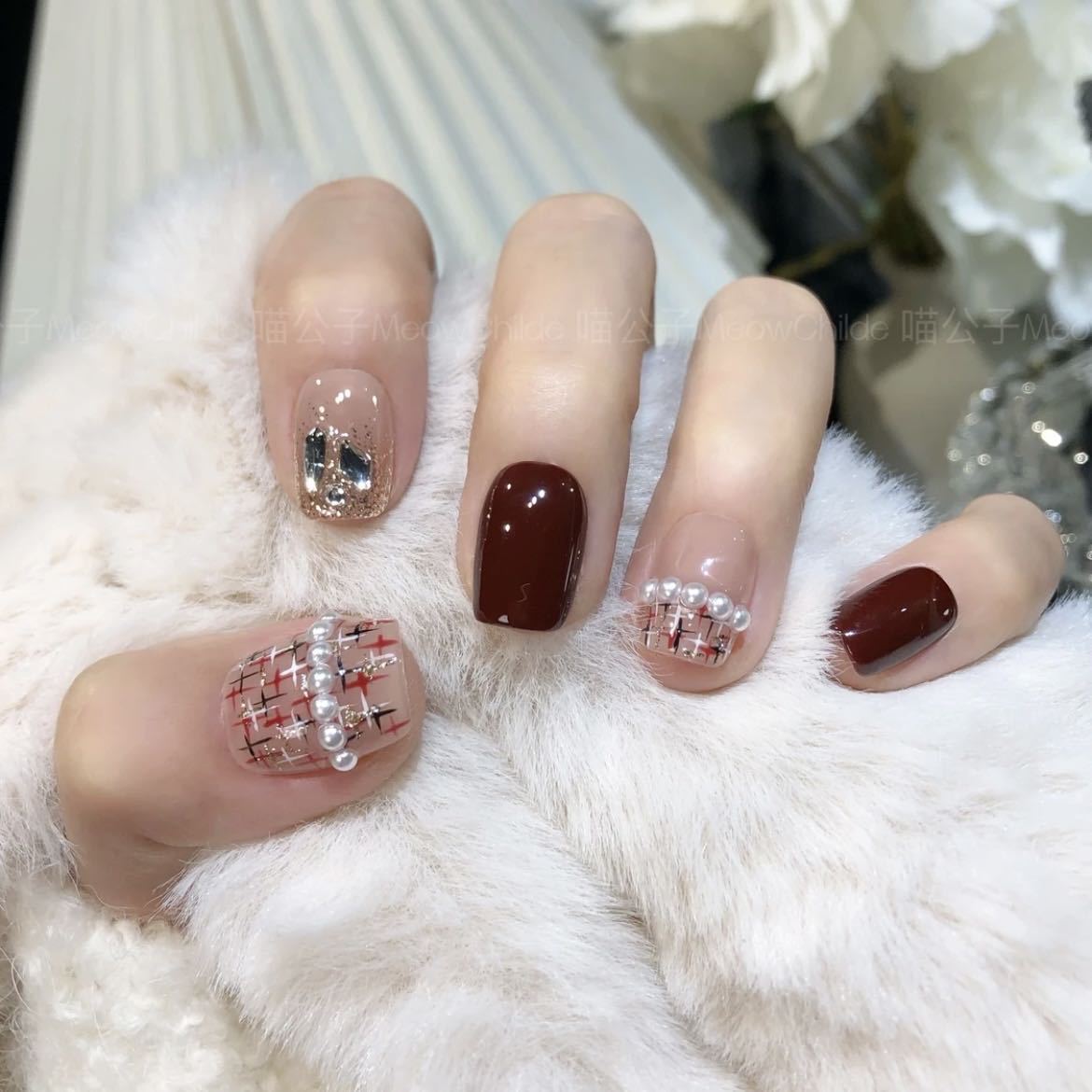 Pure Hand-made Phototherapy Wearer Red Wool Small Fragrance Style Finished Product Reusable Manicure Patch extra small xs
Pure Hand-made Phototherapy Wearer Red Wool Small Fragrance Style Finished Product Reusable Manicure Patch extra small xs