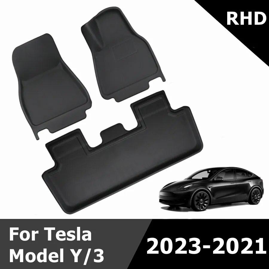 RHD LHD Car 3D Floor Mats for Tesla Model Y Model 3 2023 - 2021 Cargo Trunk Mats Waterproof All-Weather Durable XPE Floor Liners
RHD LHD Car 3D Floor Mats for Tesla Model Y Model 3 2023 - 2021 Cargo Trunk Mats Waterproof All-Weather Durable XPE Floor Liners