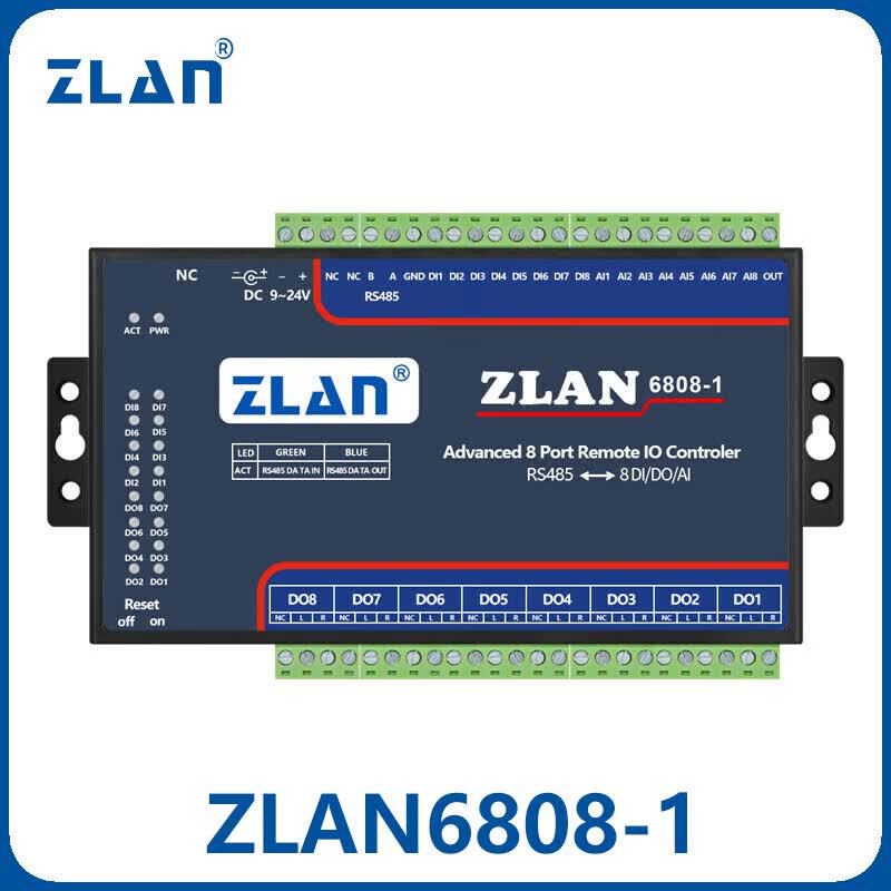 ZLAN Industrial Remote IO Module
ZLAN Industrial Remote IO Module