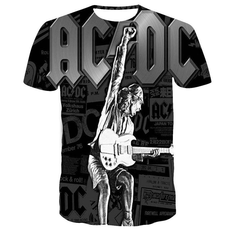 Модная летняя тенденция AC DC 3D Printe Pop Rock мужская футболка Модная уличная повседневная футболка с круглым вырезом и коротким рукавом унисекс
Модная летняя тенденция AC DC 3D Printe Pop Rock мужская футболка Модная уличная повседневная футболка с круглым вырезом и коротким рукавом унисекс