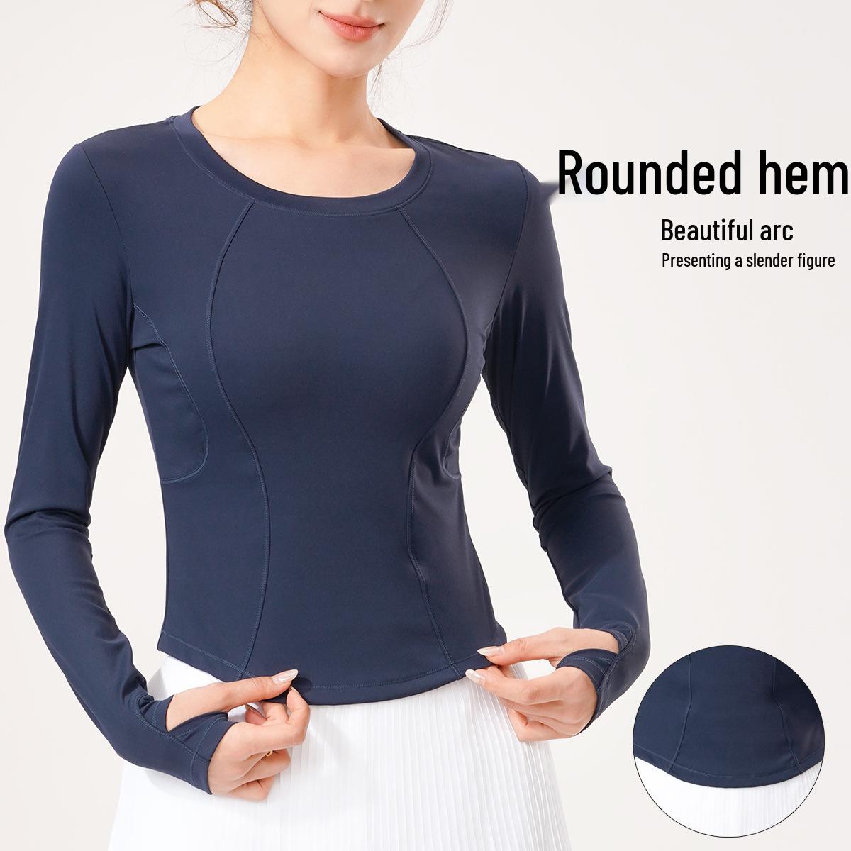 Women s Slim Fit Long Sleeve Sports T-shirt for Running, Cycling, Fitness, Pilates, and Yoga - Spring/Autumn M 47-55kg білий
Women s Slim Fit Long Sleeve Sports T-shirt for Running, Cycling, Fitness, Pilates, and Yoga - Spring/Autumn M 47-55kg білий