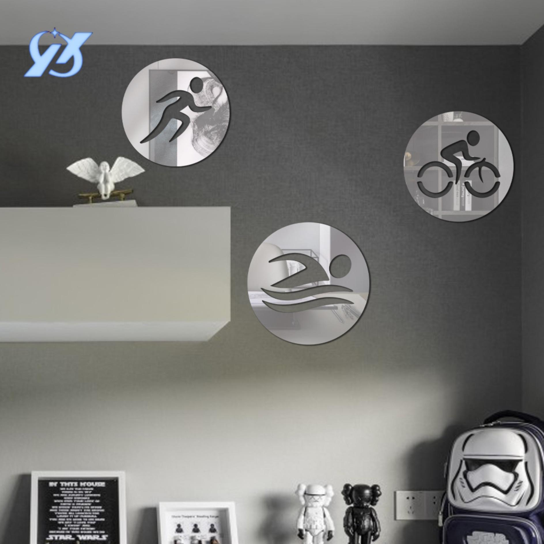 Triathlon Acrylic Mirror Wall Sticker Creative Layout Bedroom Room Self-Adhesive Wall Decoration
Triathlon Acrylic Mirror Wall Sticker Creative Layout Bedroom Room Self-Adhesive Wall Decoration