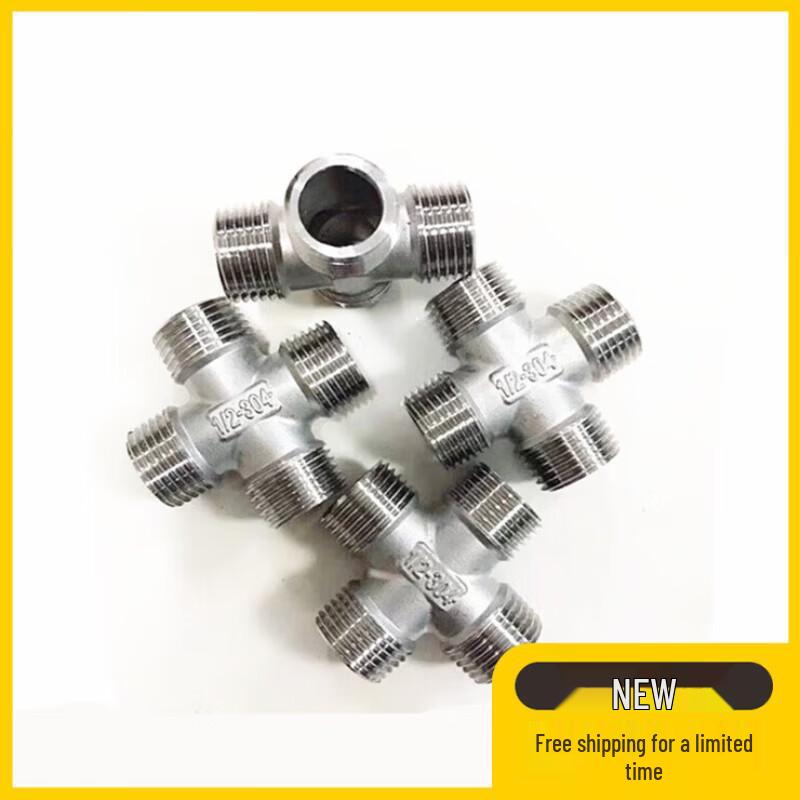 Stainless Steel 4-Way External Thread Connector
Stainless Steel 4-Way External Thread Connector