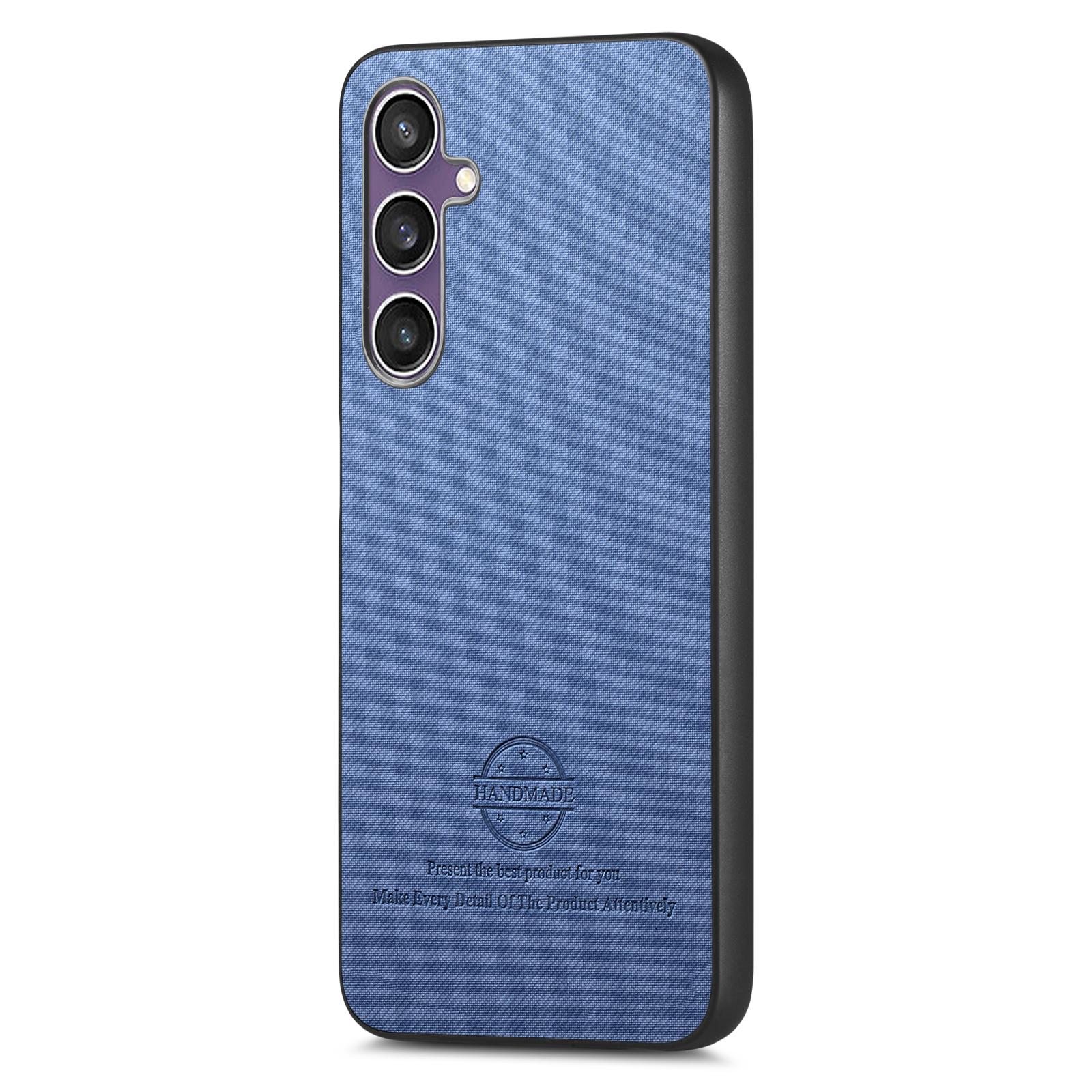 For Samsung Galaxy S23 FE Case Cloth Texture Leather+PC+TPU Anti-Drop Phone Cover Blue
For Samsung Galaxy S23 FE Case Cloth Texture Leather+PC+TPU Anti-Drop Phone Cover Blue