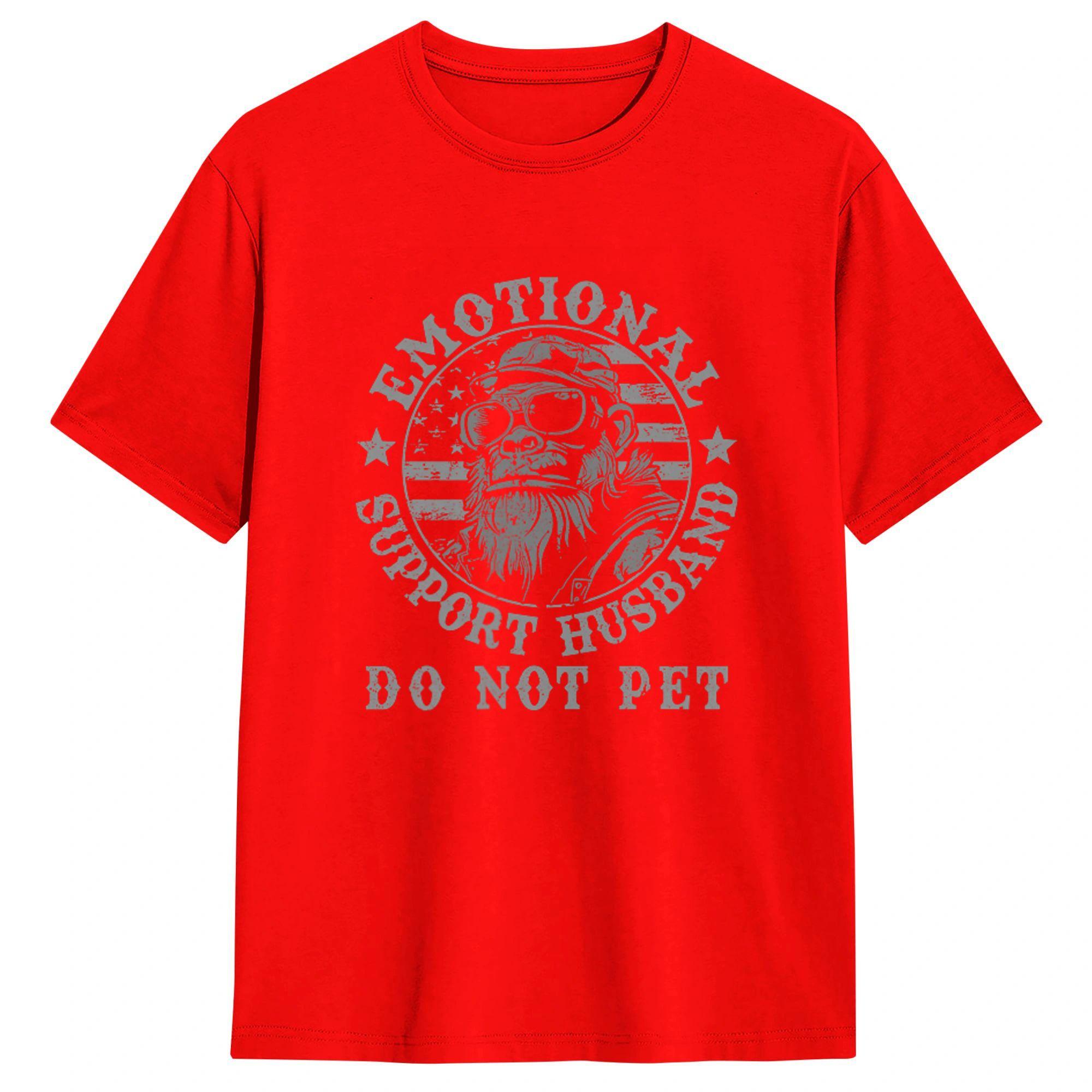 Emotional Support Husband Do Not Pet Funny Monkey TShirt Cool TShirts Short Sleeve Tops Beach Cotton Plus Size Top Tees S
Emotional Support Husband Do Not Pet Funny Monkey TShirt Cool TShirts Short Sleeve Tops Beach Cotton Plus Size Top Tees S