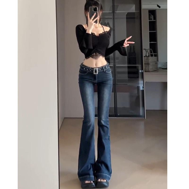 Micro-lapped Jeans Women s Spring and Autumn Pants Thin and Long Legs Flared Horseshoe Trousers XS
Micro-lapped Jeans Women s Spring and Autumn Pants Thin and Long Legs Flared Horseshoe Trousers XS