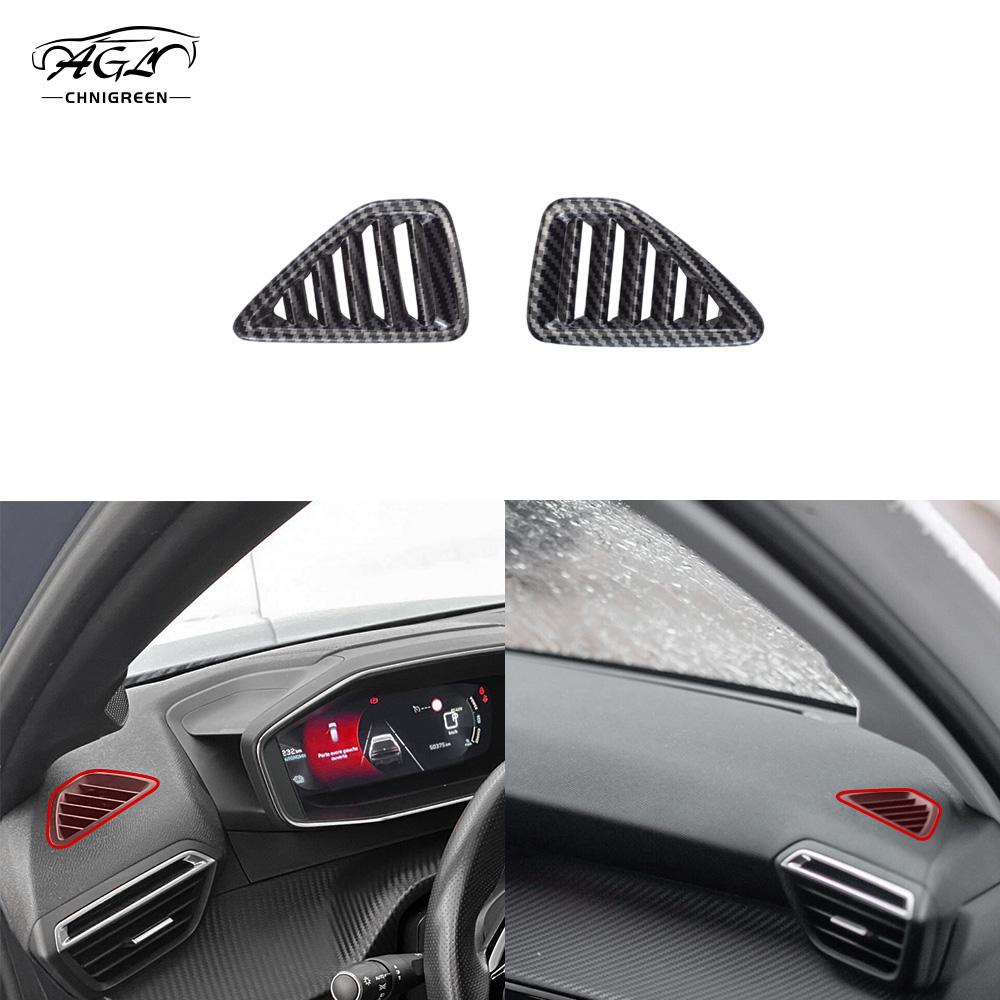 ABS Carbon Fiber Color Air Conditioner Outlet AC Vent Frame Trim Cover Interior Decorative for Peugeot 208 2020-2025
ABS Carbon Fiber Color Air Conditioner Outlet AC Vent Frame Trim Cover Interior Decorative for Peugeot 208 2020-2025