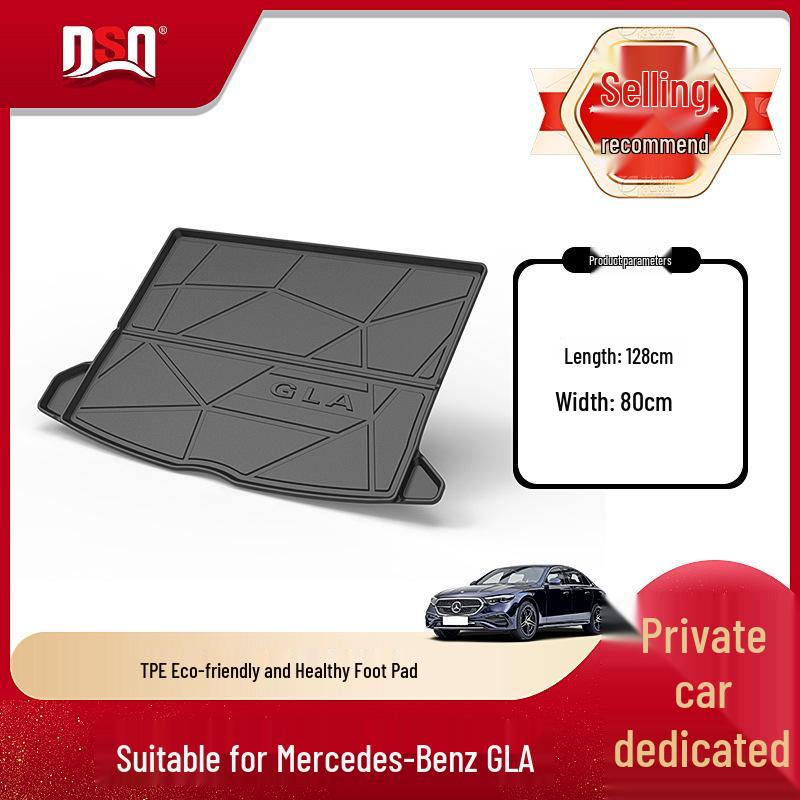 Mercedes-Benz GLA Trunk Mat (2014-2024): Waterproof, Wear-resistant Tail Box Mat. Black TPE Trunk Mat
Mercedes-Benz GLA Trunk Mat (2014-2024): Waterproof, Wear-resistant Tail Box Mat. Black TPE Trunk Mat