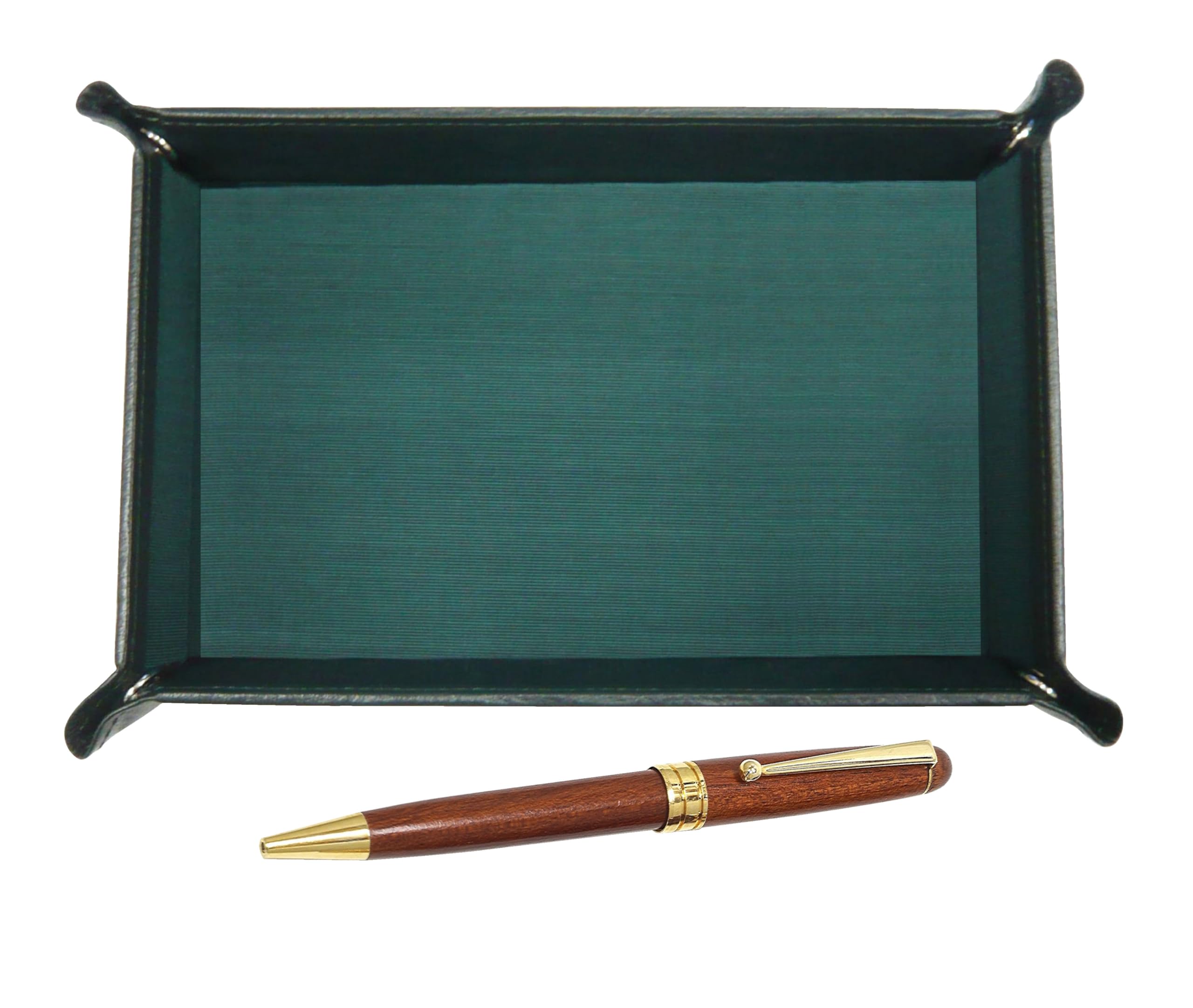 Japanese moss green cowhide pen tray wooden shaft retro rotating ballpoint pen exercise set TRAMG-1455 
Japanese moss green cowhide pen tray wooden shaft retro rotating ballpoint pen exercise set TRAMG-1455