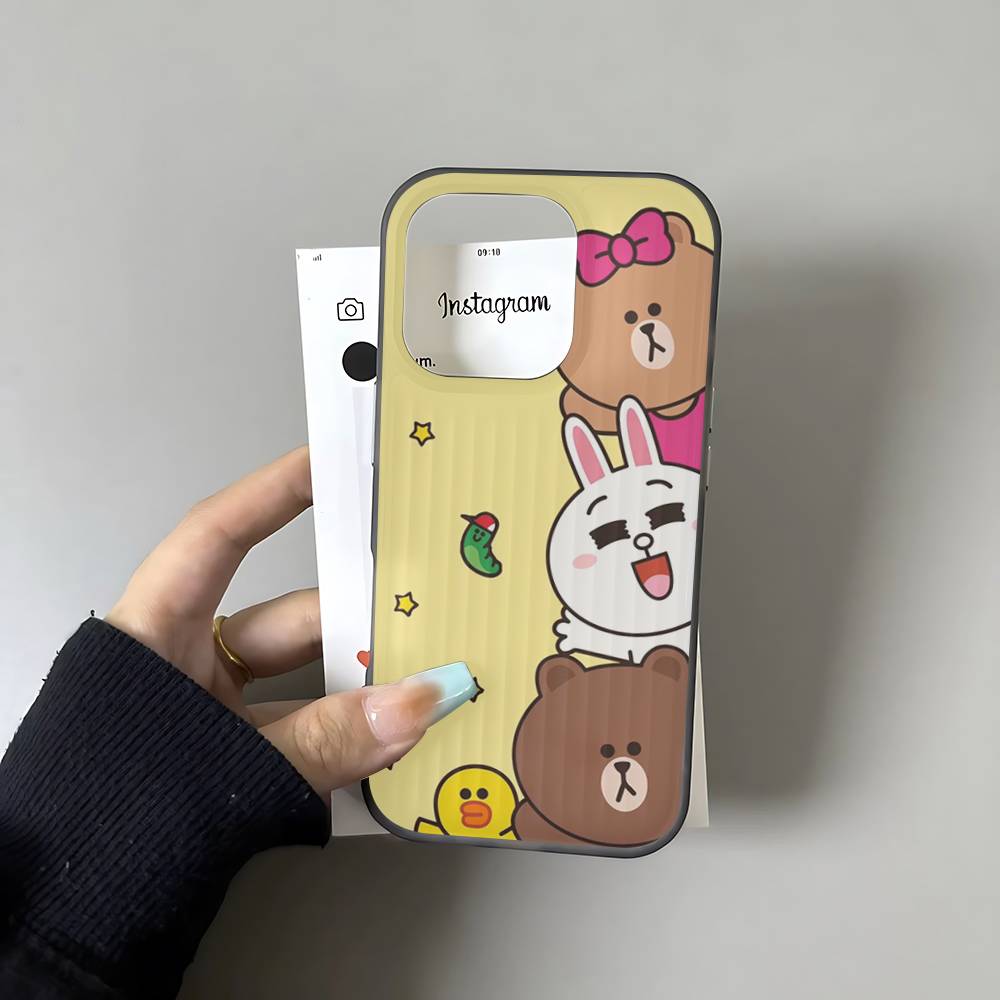 Cartoon Cute C-Cony B-Brown Phone Case For IPhone 17 16 15 14 13 12 11 Pro Max Plus Corrugated Bumper Back Cover Shell iPhone 15
Cartoon Cute C-Cony B-Brown Phone Case For IPhone 17 16 15 14 13 12 11 Pro Max Plus Corrugated Bumper Back Cover Shell iPhone 15