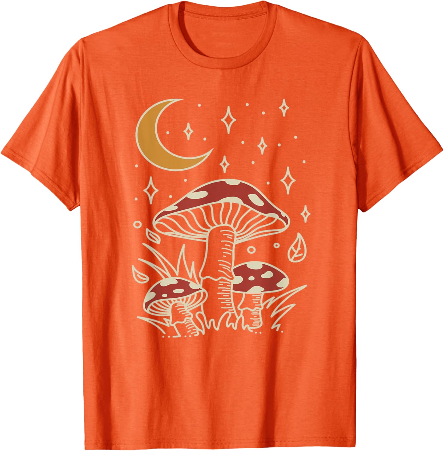 Mushroom Moon Stars Graphic Tee Cottagecore Witchy Astrology Celestial Print T-Shirt 4XL
Mushroom Moon Stars Graphic Tee Cottagecore Witchy Astrology Celestial Print T-Shirt 4XL