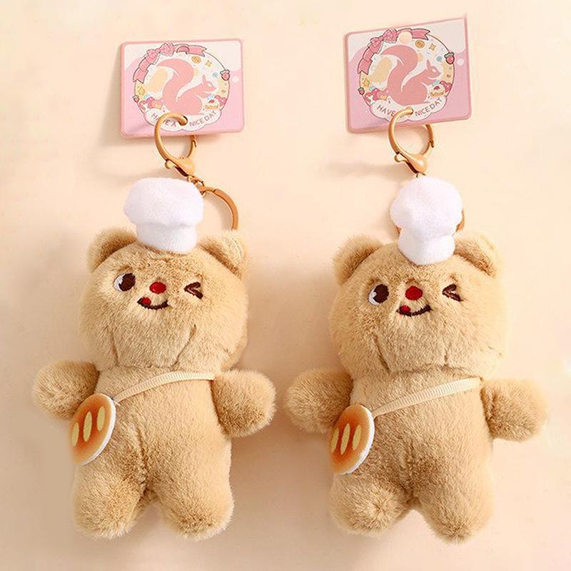 Cute Cartoon Plush Butter Bear Pendant Keychain Creative Doll Pendant Versatile Backpack Decoration Accessories Gifts
Cute Cartoon Plush Butter Bear Pendant Keychain Creative Doll Pendant Versatile Backpack Decoration Accessories Gifts
