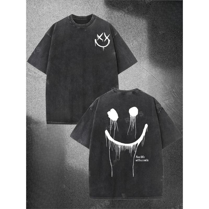Men S Washed T-Shirt | Short Sleeve Round Neck Casual Streetwear Tee with Relaxed Fit and Loose Umbrella Hem, Sports and Casual Attire S чёрный
Men S Washed T-Shirt | Short Sleeve Round Neck Casual Streetwear Tee with Relaxed Fit and Loose Umbrella Hem, Sports and Casual Attire S чёрный