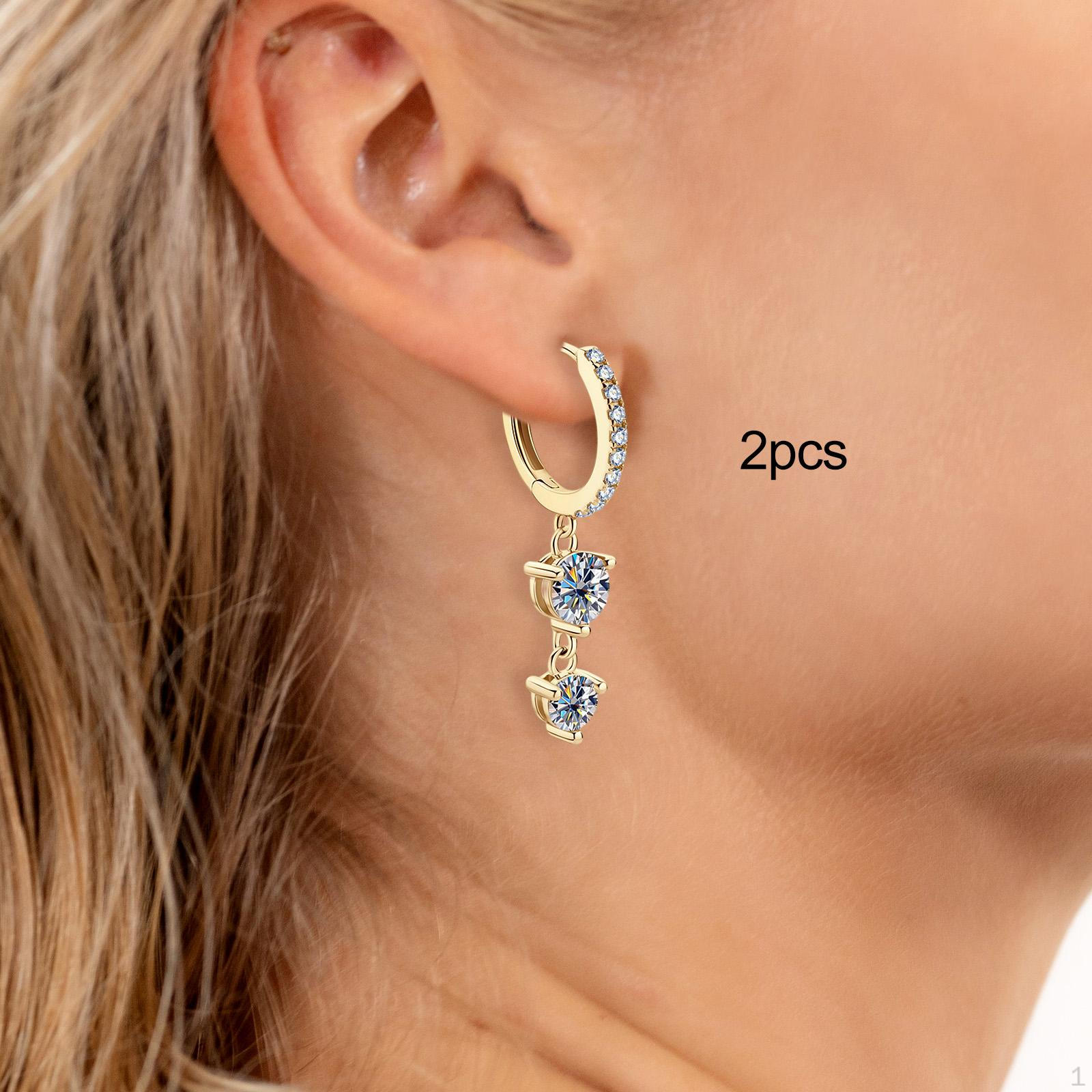 Dangle Earrings Drop Women Creative Jewelry Rhinestones Hoop for золотистий
Dangle Earrings Drop Women Creative Jewelry Rhinestones Hoop for золотистий