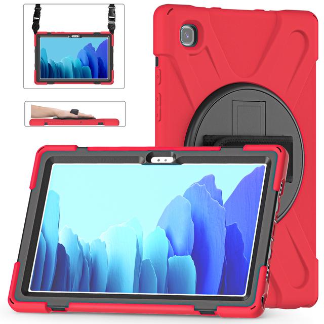 Armor Stand Case For Samsung Galaxy Tab A7 10.4 2022 2020 SM-T509 T500 T505 T507 Rotatable Hybrid Cover With Hand,Shoulder Strap A7 10.4 SM-T500 T505 красный
Armor Stand Case For Samsung Galaxy Tab A7 10.4 2022 2020 SM-T509 T500 T505 T507 Rotatable Hybrid Cover With Hand,Shoulder Strap A7 10.4 SM-T500 T505 красный