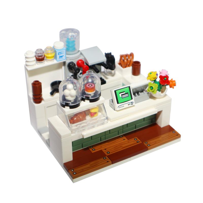 MOC Кофейня Строительные блоки Совместимость City Friend Классические мини-кирпичи Хлеб Десерт Еда Монтессори DIY Игрушки Детский подарок
MOC Кофейня Строительные блоки Совместимость City Friend Классические мини-кирпичи Хлеб Десерт Еда Монтессори DIY Игрушки Детский подарок