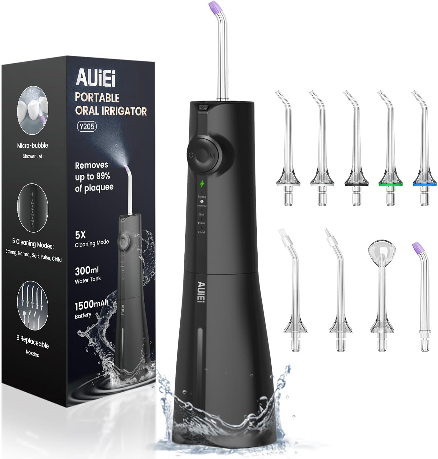 Teeth Pick: 9 Jet Tips Cordless Oral , 5 Modes Portable Power Dental United States
Teeth Pick: 9 Jet Tips Cordless Oral , 5 Modes Portable Power Dental United States