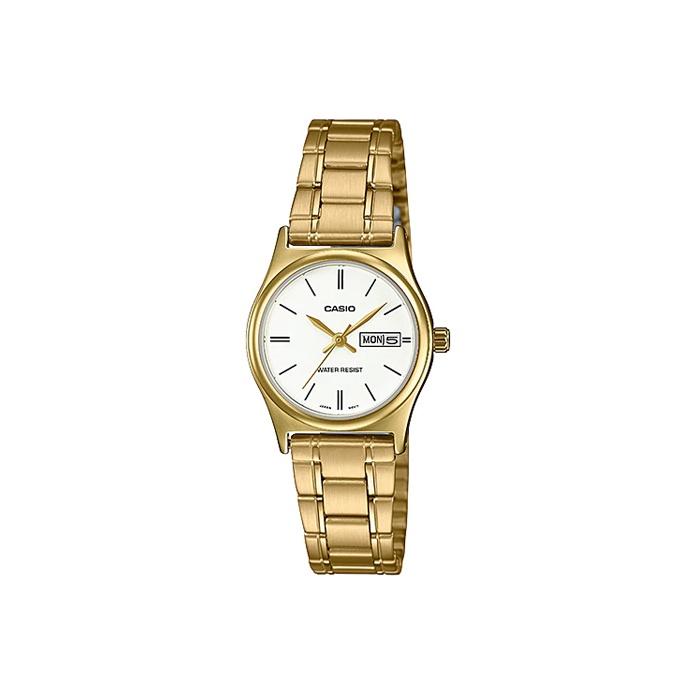 Casio Standard Series Water Resistant Quartz Movement Stainless Steel Strap Watch Women watches White LTP-V006G-7B White Dial
Casio Standard Series Water Resistant Quartz Movement Stainless Steel Strap Watch Women watches White LTP-V006G-7B White Dial