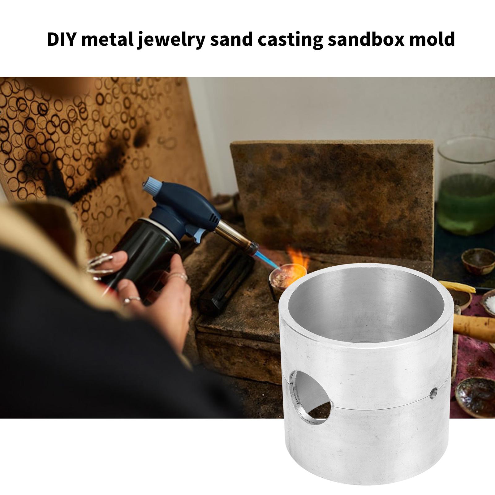 Professional Metal Jewelry Casting Tool Sturdy Aluminum Alloy Cylinder Mold Convenient Accessory for Goldsmiths
Professional Metal Jewelry Casting Tool Sturdy Aluminum Alloy Cylinder Mold Convenient Accessory for Goldsmiths