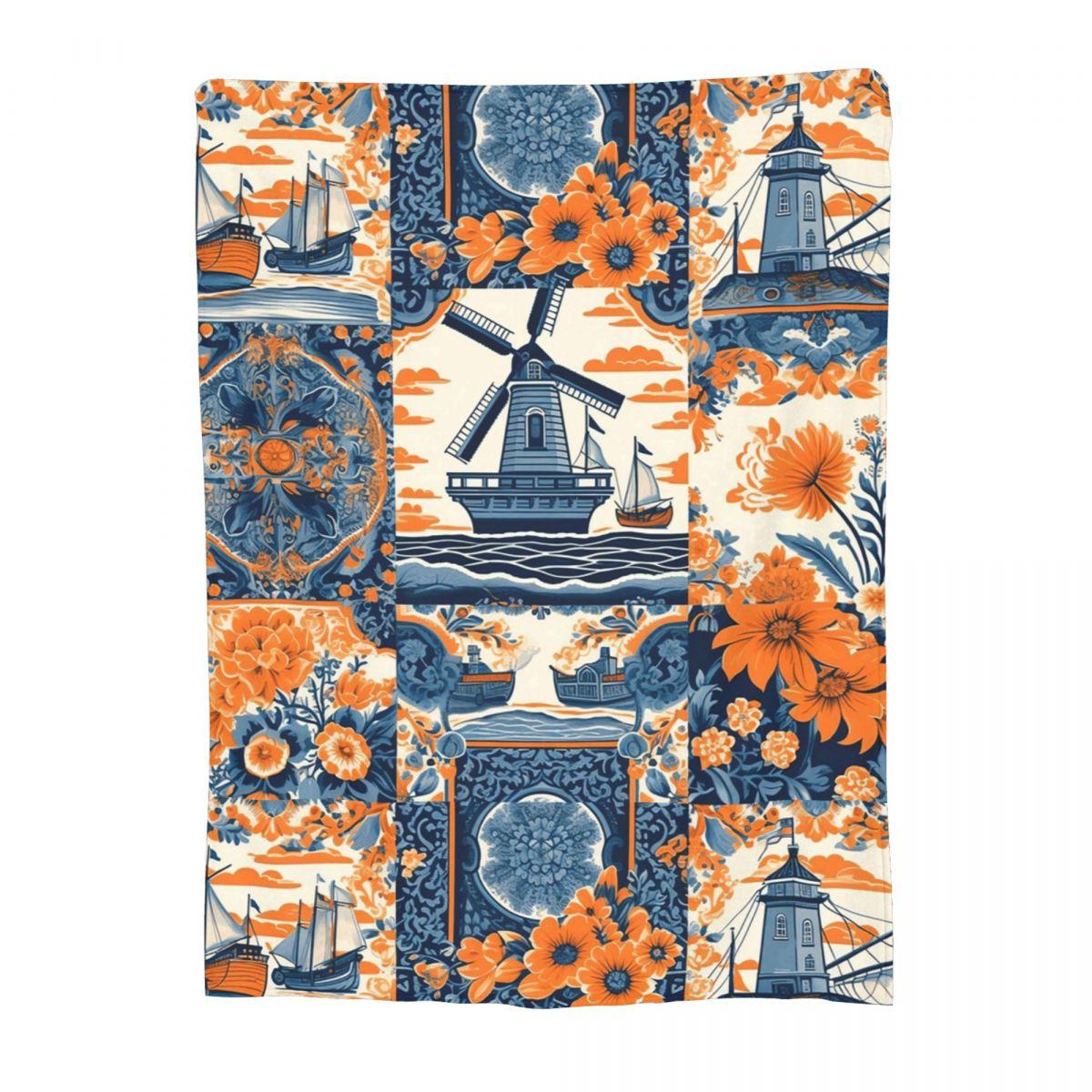 Windmill Whispers Dutch Vintage Charm Blankets Soft Warm Flannel Throw Blanket Bedspread for Bed Living room Travel Home Couch 80x120cm
Windmill Whispers Dutch Vintage Charm Blankets Soft Warm Flannel Throw Blanket Bedspread for Bed Living room Travel Home Couch 80x120cm