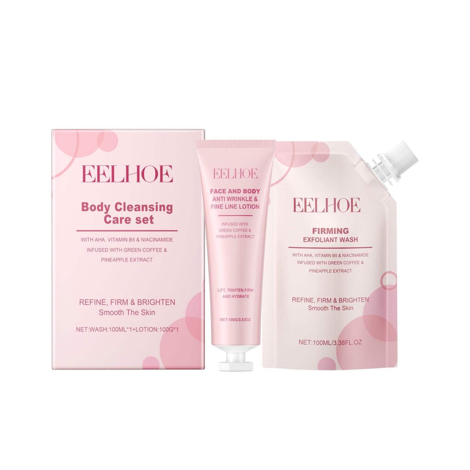 EELHOE Cleansing and Care Body Set Gentle Exfoliation Moisturizing Deep Care Skin Nourishing and Smooth
EELHOE Cleansing and Care Body Set Gentle Exfoliation Moisturizing Deep Care Skin Nourishing and Smooth