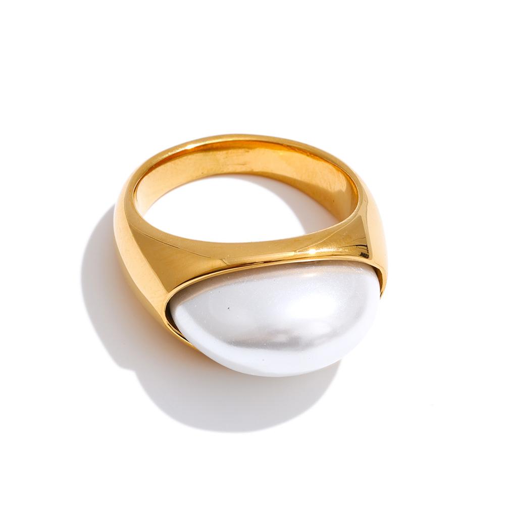Yhpup Size 678 Simulated Pearls Geometric Fashion Golden Ring 2025 Stainless Steel Finger Chic Charming Jewelry Accessories 6
Yhpup Size 678 Simulated Pearls Geometric Fashion Golden Ring 2025 Stainless Steel Finger Chic Charming Jewelry Accessories 6