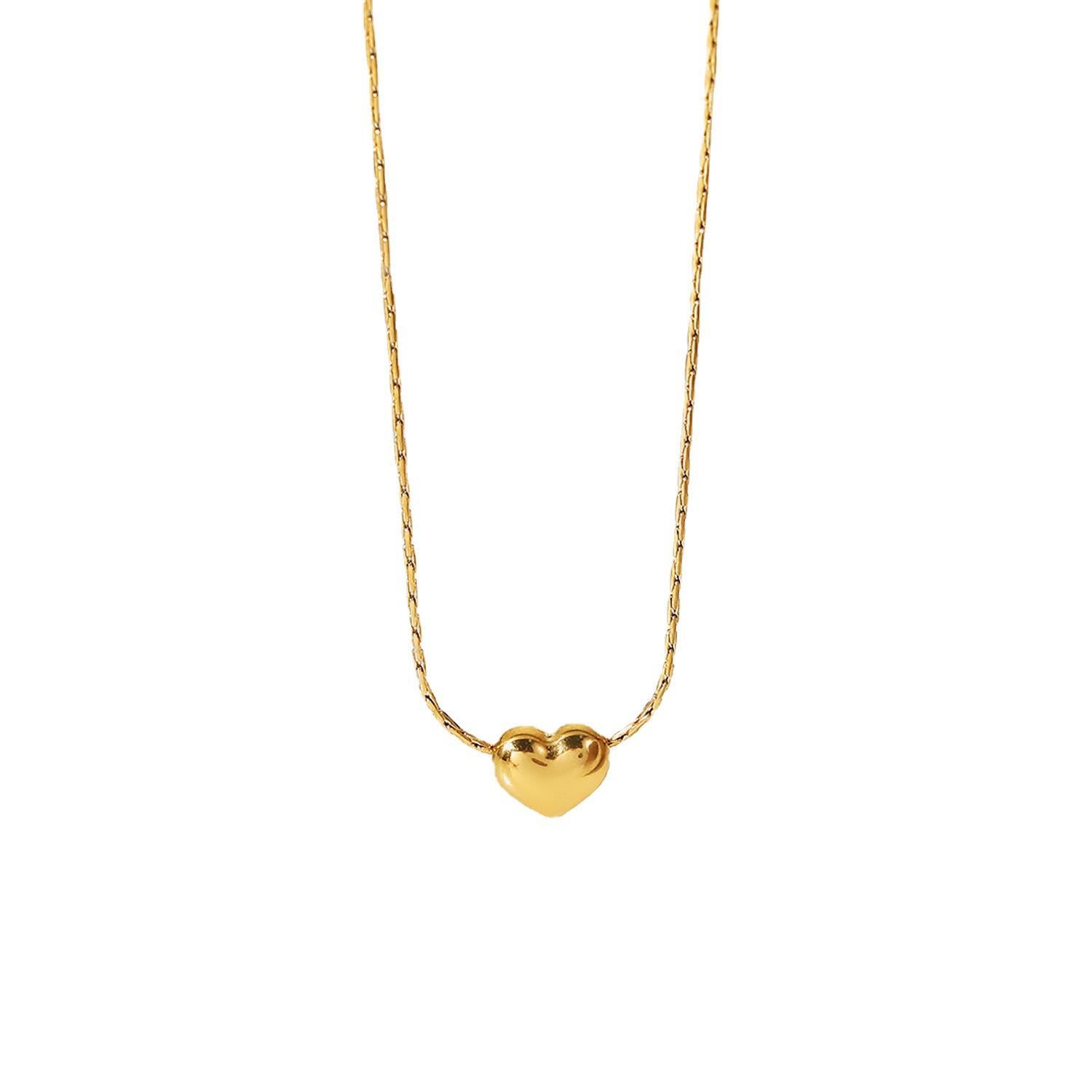 Stainless Steel Romantic Heart Pendant Necklace for Women Metal Texture Romantic Gold Color Jewelry Bijoux Anniversary Gift
Stainless Steel Romantic Heart Pendant Necklace for Women Metal Texture Romantic Gold Color Jewelry Bijoux Anniversary Gift