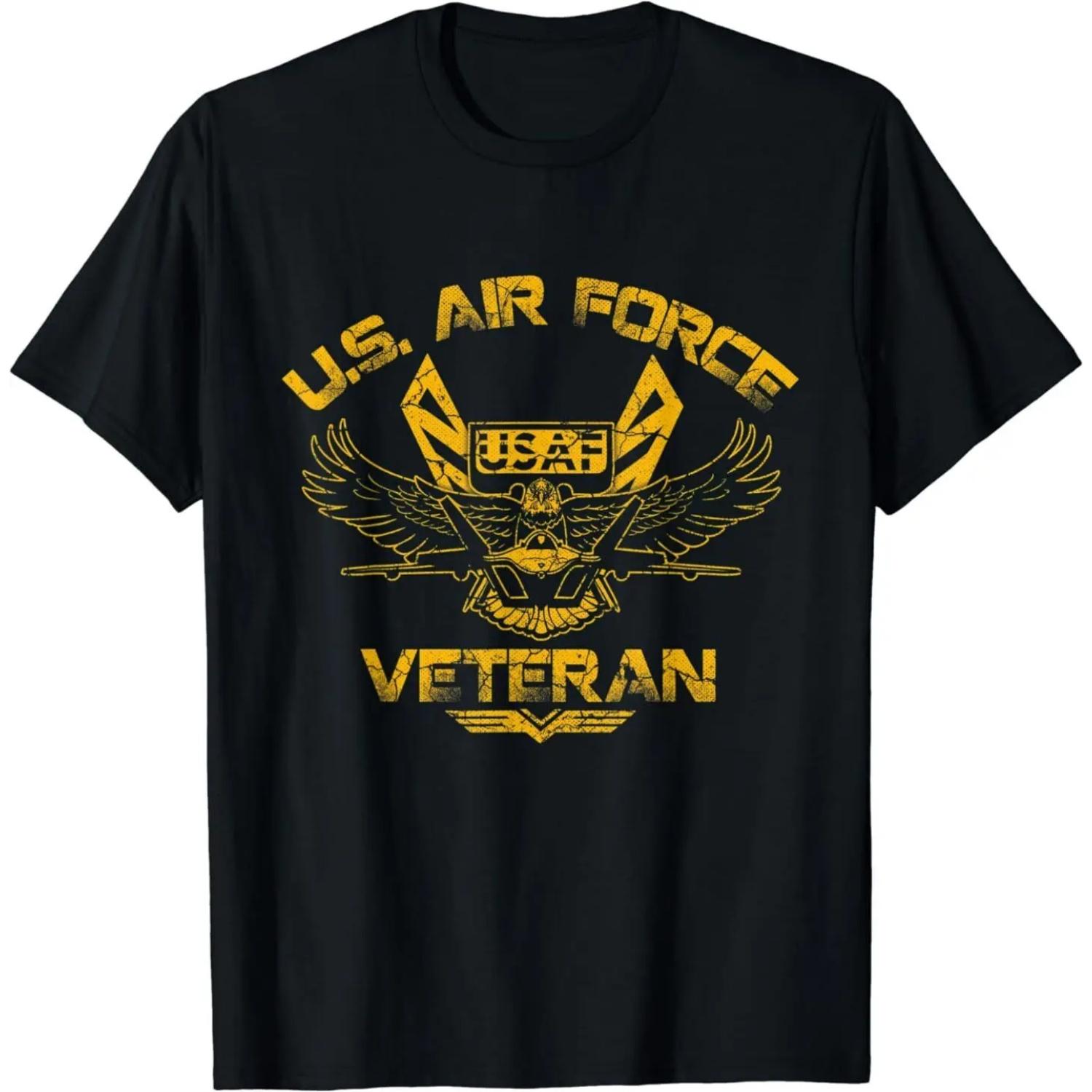 US Air Force Veteran Military Veterans Day T-Shirt 100% Cotton O-Neck Short Sleeve Summer Casual Mens T-shirt Size S-3XL XXXXXL чорний
US Air Force Veteran Military Veterans Day T-Shirt 100% Cotton O-Neck Short Sleeve Summer Casual Mens T-shirt Size S-3XL XXXXXL чорний