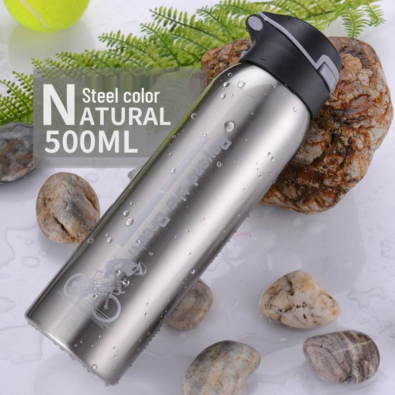 Large Capacity Student Stainless Steel Thermos Mug with Portable Handle for Outdoor Sports 500ml
Large Capacity Student Stainless Steel Thermos Mug with Portable Handle for Outdoor Sports 500ml
