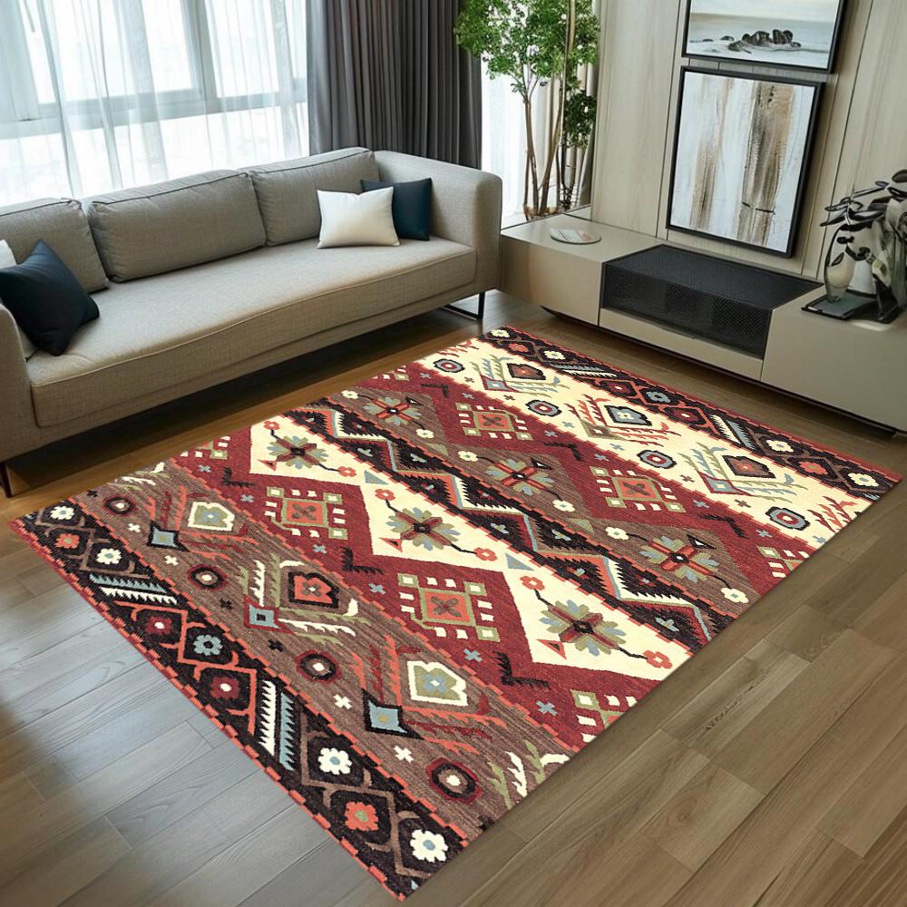 Multi-Color Ethnic Geometric Pattern Carpet Retro Decorative Non-Slip Soft Mat for Living Room Bedroom Home Decor 40x60cm
Multi-Color Ethnic Geometric Pattern Carpet Retro Decorative Non-Slip Soft Mat for Living Room Bedroom Home Decor 40x60cm