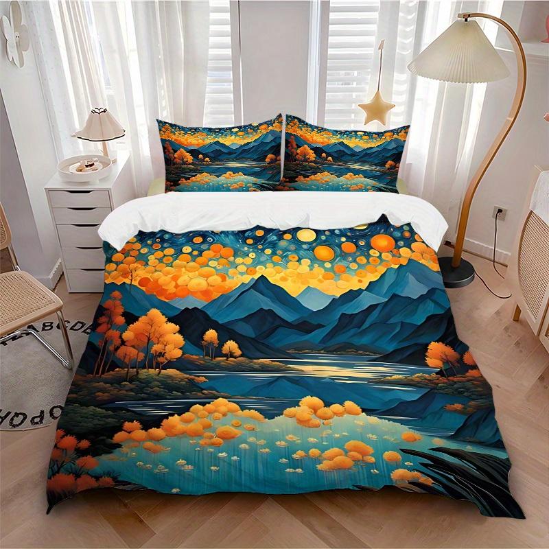 3pcs Autumnal Fantasy 1Cover + 2Pillowcases, PillowInserts NotIncluded, Machine Washable, All - Season Use, Suitable for Bedroom Guest Room87 135x200cm
3pcs Autumnal Fantasy 1Cover + 2Pillowcases, PillowInserts NotIncluded, Machine Washable, All - Season Use, Suitable for Bedroom Guest Room87 135x200cm