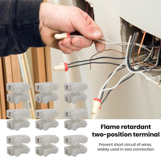 50/100 шт. клеммы для проводов, разъемы для электрических кабелей, огнестойкие, широко используемые клеммы для быстрого сращивания с фиксатором
50/100 шт. клеммы для проводов, разъемы для электрических кабелей, огнестойкие, широко используемые клеммы для быстрого сращивания с фиксатором