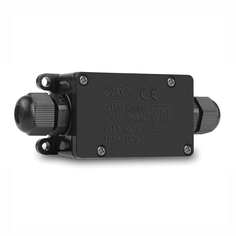 Electrical Junction Box IP68 Waterproof Cable Connector 2 Way 3 Way Outdoor Sealed Box ABS Plastic Retardant Junction Case
Electrical Junction Box IP68 Waterproof Cable Connector 2 Way 3 Way Outdoor Sealed Box ABS Plastic Retardant Junction Case