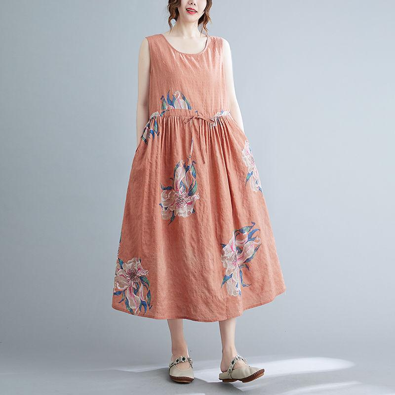 Летние винтажные платья с принтом для женщин, модное свободное праздничное пляжное тонкое платье без рукавов, элегантное платье Vestidos Femme XXL
Летние винтажные платья с принтом для женщин, модное свободное праздничное пляжное тонкое платье без рукавов, элегантное платье Vestidos Femme XXL