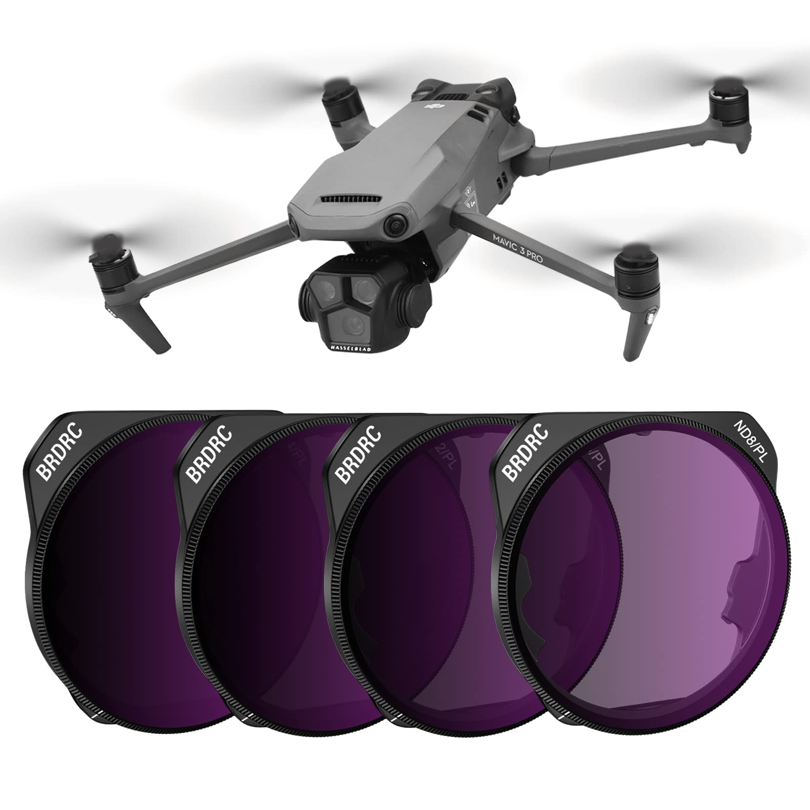 BRDRC ND Filter Kit for DJI Mavic 3 4 Pieces ND8PL ND16PL ND32PL ND64PL Filter Kit Frame Pro, (Aluminum Version)
BRDRC ND Filter Kit for DJI Mavic 3 4 Pieces ND8PL ND16PL ND32PL ND64PL Filter Kit Frame Pro, (Aluminum Version)