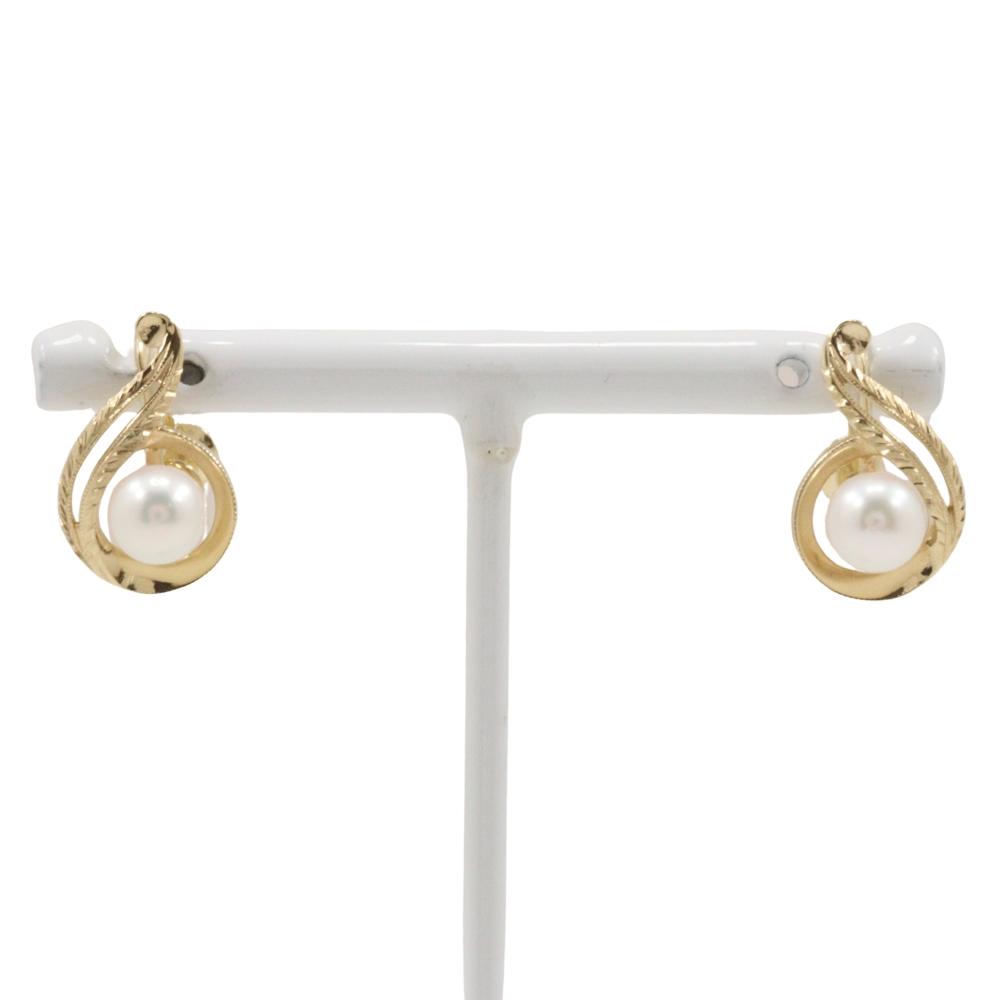 MIKIMOTO Pearl Earring K14 Yellow Gold/Pearl 4.6g Women Used
MIKIMOTO Pearl Earring K14 Yellow Gold/Pearl 4.6g Women Used