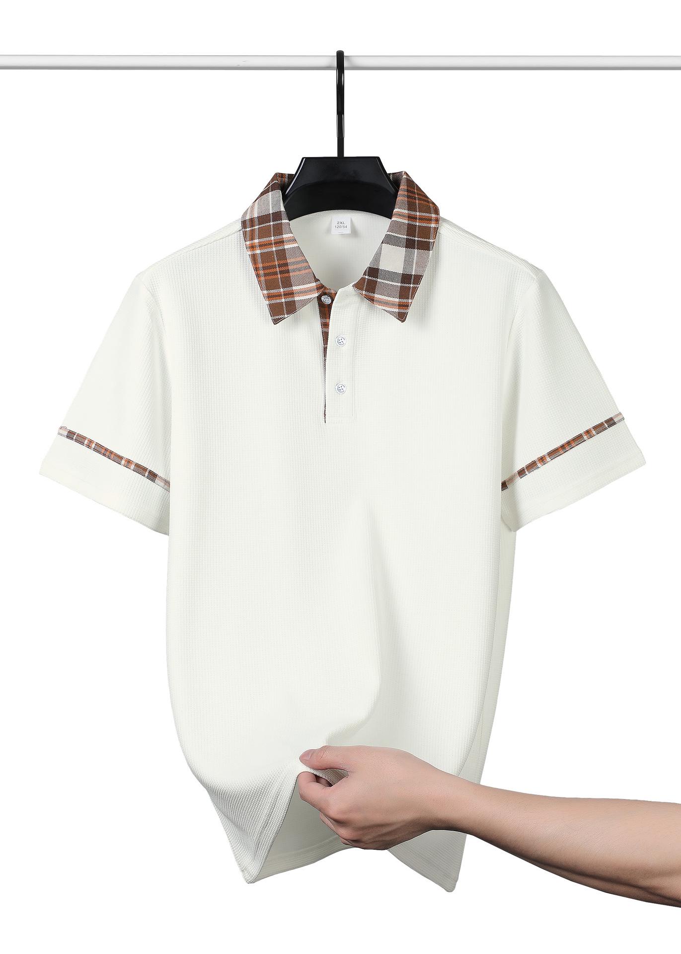 British Retro Plaid Lapel Polo Shirt - Trendy, Versatile, Contrasting Colors XXXXL белый
British Retro Plaid Lapel Polo Shirt - Trendy, Versatile, Contrasting Colors XXXXL белый