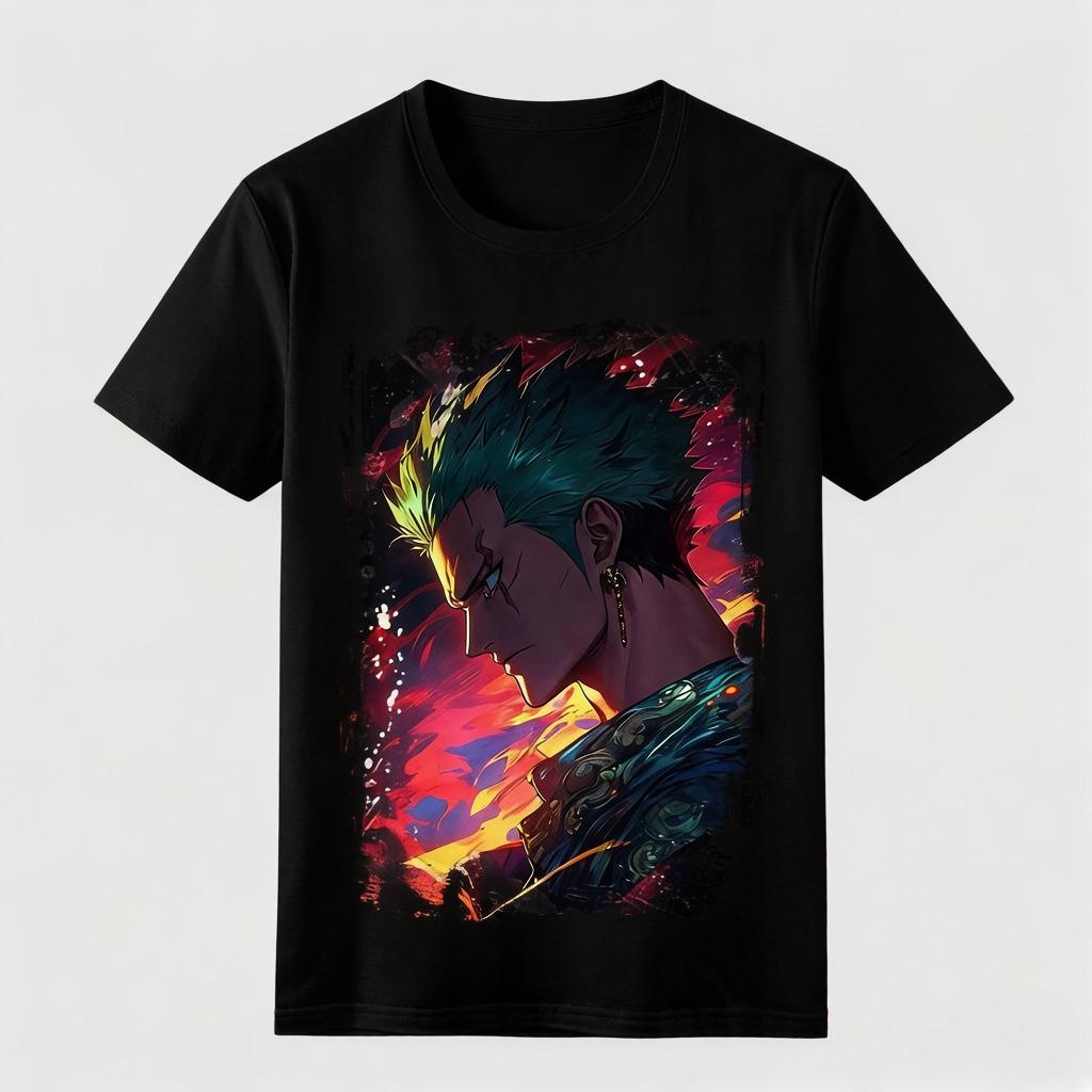 One Piece Zoro Printed T-shirt Bounty Hunter Casual Comfortable High-quality Cotton Parent-child Wear S
One Piece Zoro Printed T-shirt Bounty Hunter Casual Comfortable High-quality Cotton Parent-child Wear S