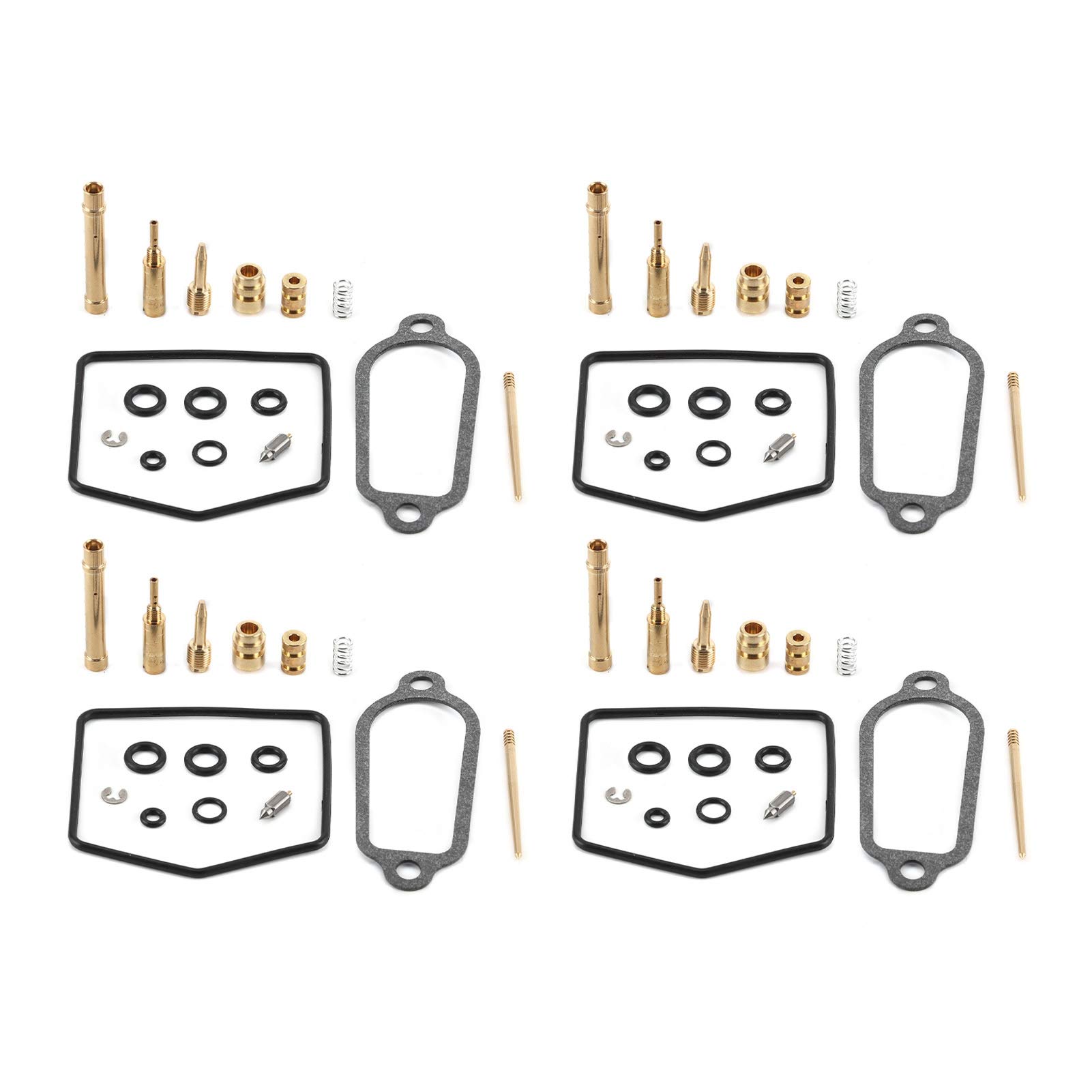 Akozon 4 Set Motorcycle Carburetor Repair Rebuild Kit for Honda CB400F 1975‑1977 KH‑1213NR normal
Akozon 4 Set Motorcycle Carburetor Repair Rebuild Kit for Honda CB400F 1975‑1977 KH‑1213NR normal