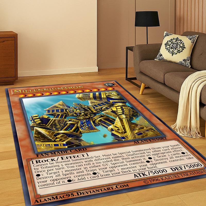 Anime Yu-Gi-Oh Monster Card Cartoon Carpet Rug for Bedroom Living Room Sofa Doormat Home Decor,Kid Game Area Rug Non-slip Gift 40x60cm
Anime Yu-Gi-Oh Monster Card Cartoon Carpet Rug for Bedroom Living Room Sofa Doormat Home Decor,Kid Game Area Rug Non-slip Gift 40x60cm