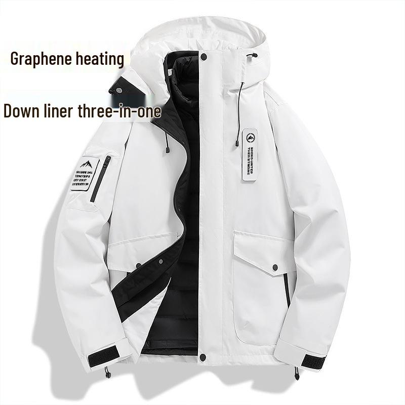 2024 Unisex 3-in-1 Windproof Waterproof Down Jacket: Detachable Autumn & Winter Coat S фіолетовий
2024 Unisex 3-in-1 Windproof Waterproof Down Jacket: Detachable Autumn & Winter Coat S фіолетовий