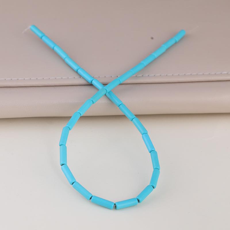 4x12mm Turquoise Composite Cylinder Beads for DIY Jewelry Crafting
4x12mm Turquoise Composite Cylinder Beads for DIY Jewelry Crafting