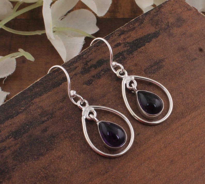 Solid 925 Sterling Silver Handmade Designer Amethyst Earring Gift For Her Dangle Earring Charm Jewelry Boho Earring
Solid 925 Sterling Silver Handmade Designer Amethyst Earring Gift For Her Dangle Earring Charm Jewelry Boho Earring